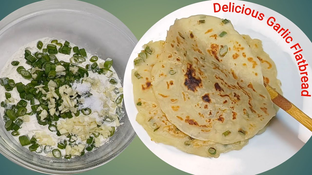 Delicious Garlic Flatbread Recipe/ Garlic & Butter Flatbread Recipe/ Short Time Easy Recipe/ Garlic