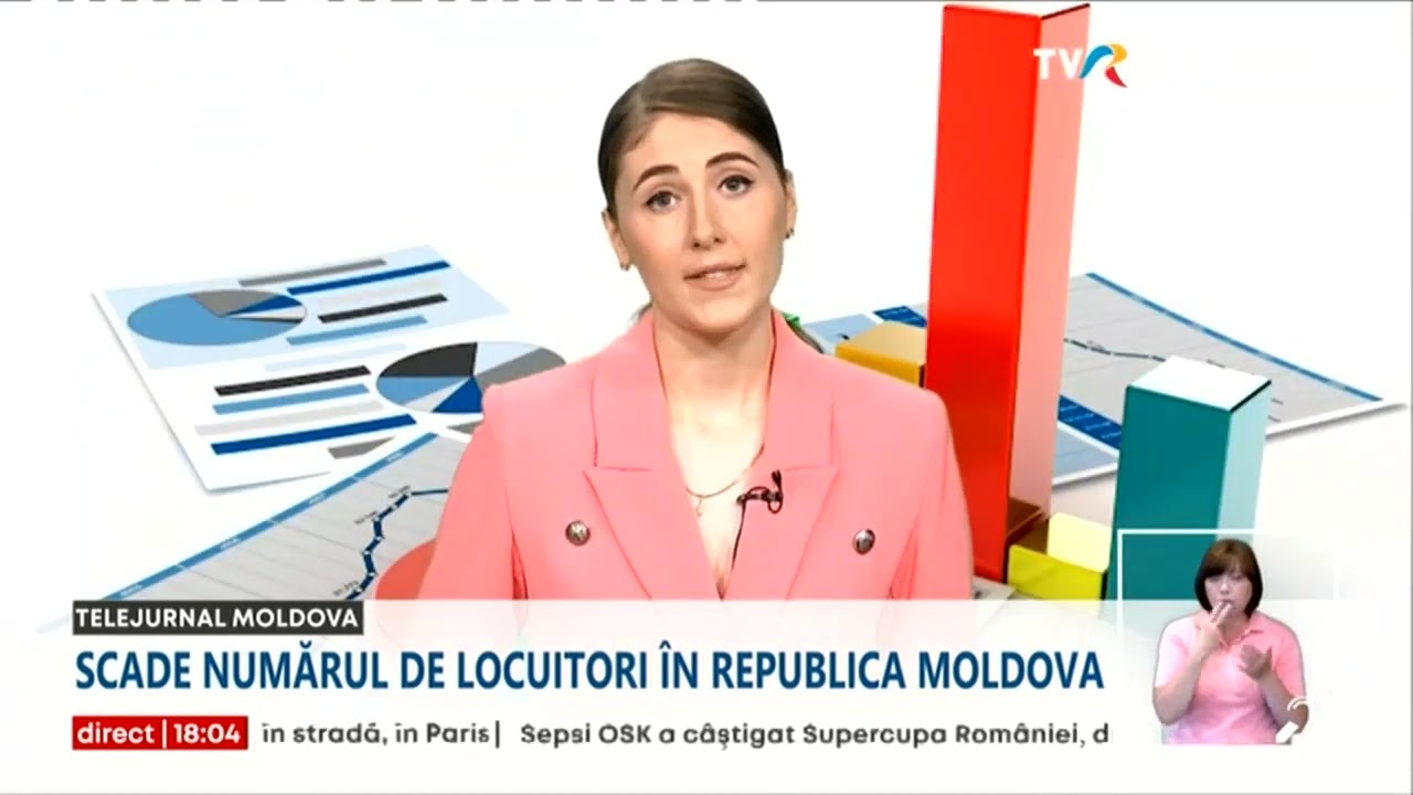 Scade numărul de locuitori &icirc;n Republica Moldova