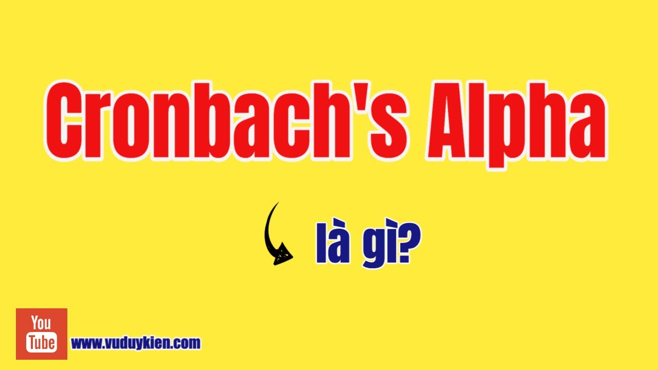 Cronbach's Alpha là gì? |TS.BS.Vũ Duy Kiên