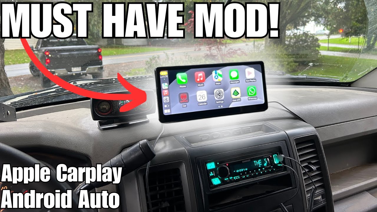 CarpodGo T3 Pro Is A MUST HAVE Mod! How To install A 60fps CarPlay/ Android Auto Screen