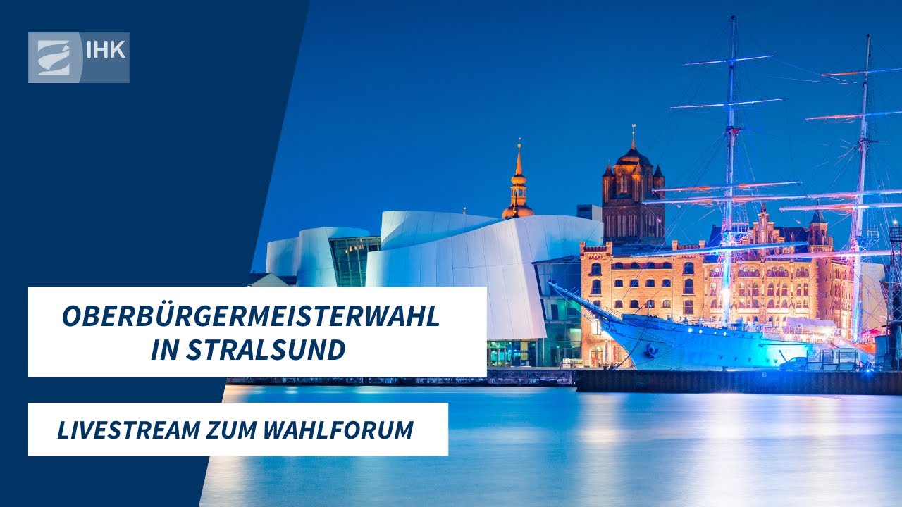 Wahlforum zur OB-Wahl in Stralsund