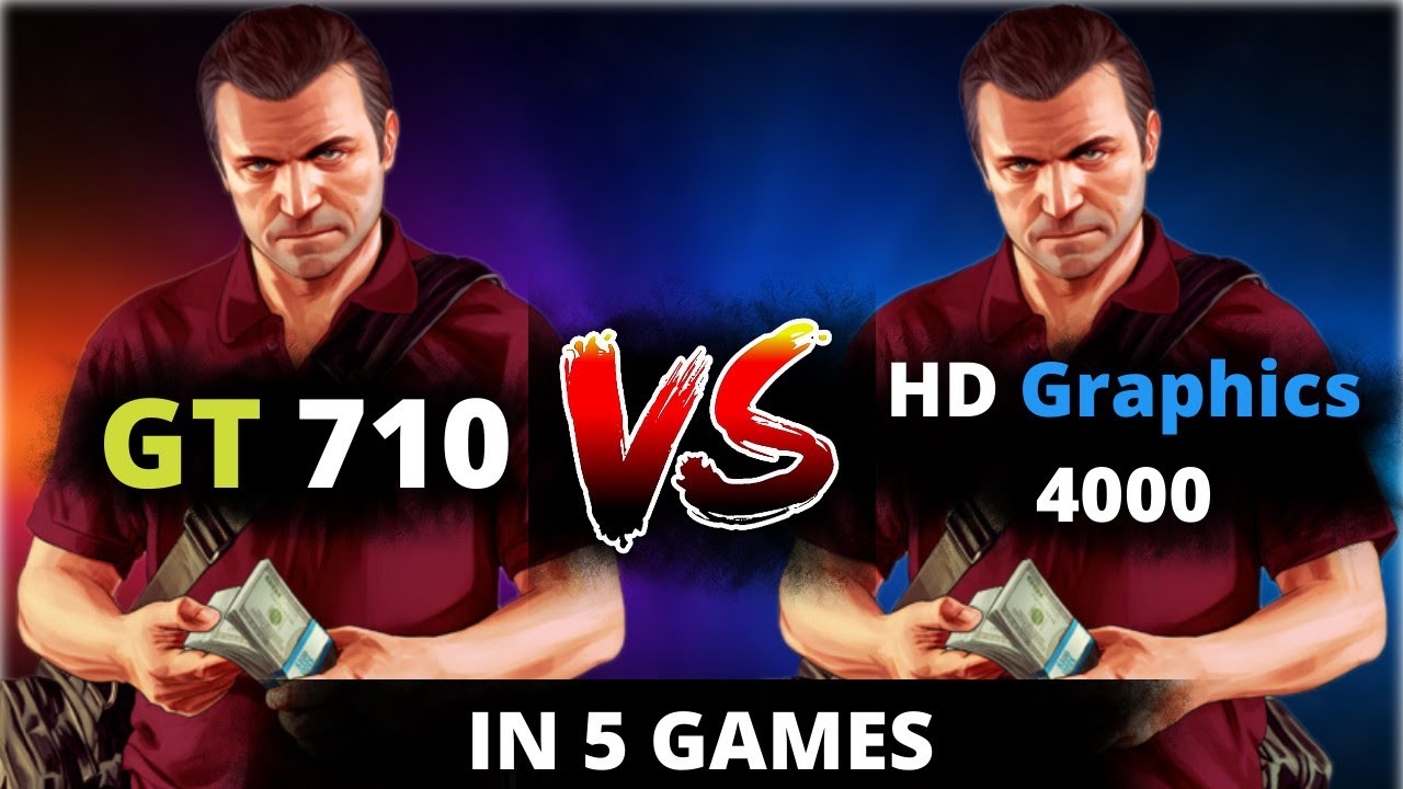 Hd Graphics 4000 vs Gt 710 | Intel vs Nvidia