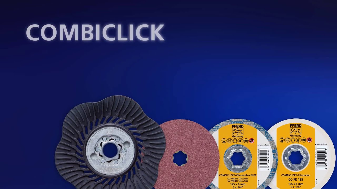 PFERD - COMBICLICK Fibre Discs (Japanese)