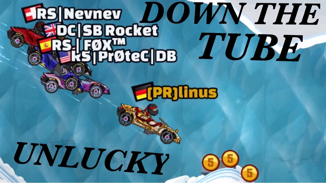 UNLUCKY RACE #6 | Daily Race Down The Tube | Hill Climb Racing 2