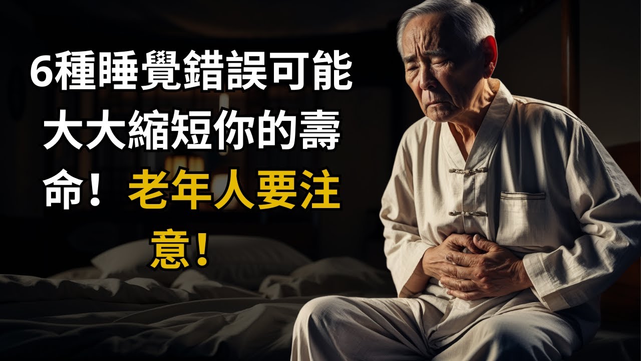 想要晚年長壽，睡前請遠離這6個錯誤？