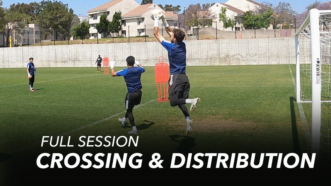 3 Crossing & Distribution Drills | Full Session | LAFC 2 Goalkeeper Training