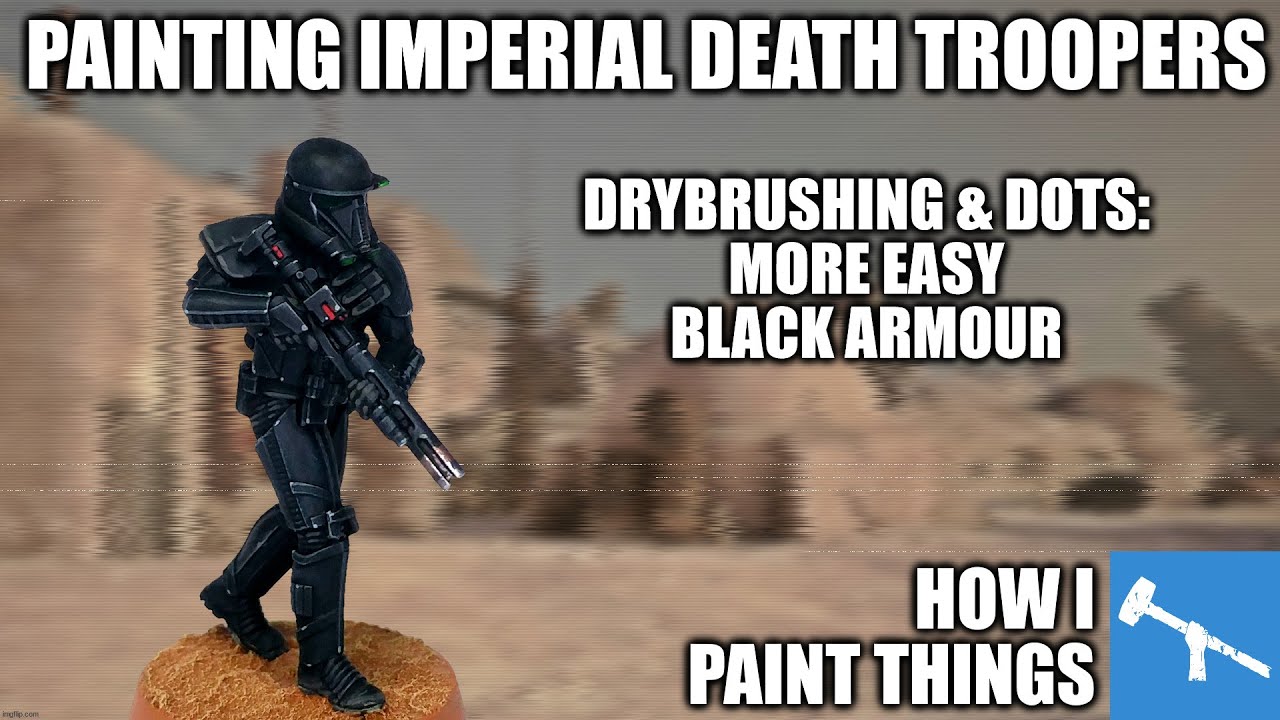 Plastic-Looking Black Armour - Simple and Quick! [How I Paint Things]