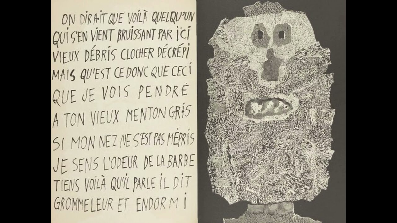 Jean Dubuffet - La fleur de barbe
