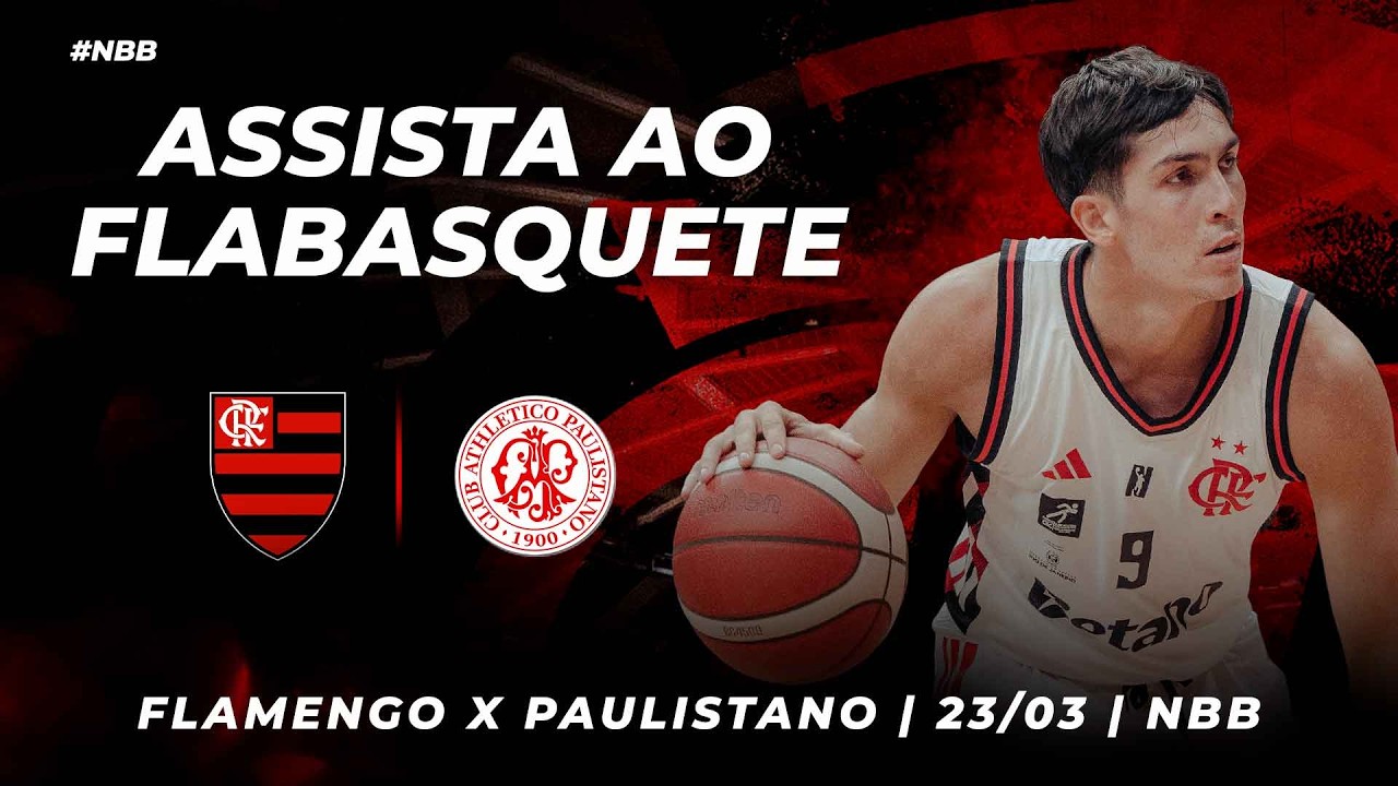 🔴 AO VIVO: FLAMENGO x PAULISTANO | NBB - 23/03