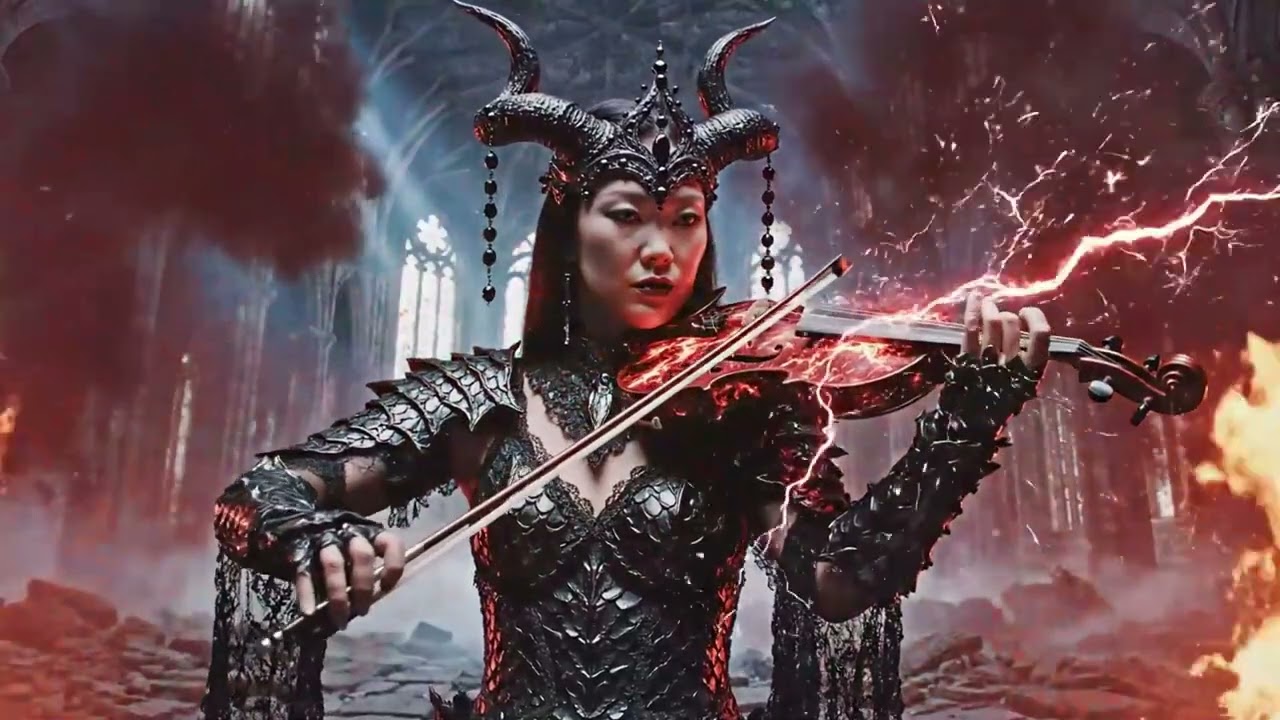Shadowfall Sonata: Dark Instrumental Metal Echoes with Dominant Violin - Dark Violin Metal