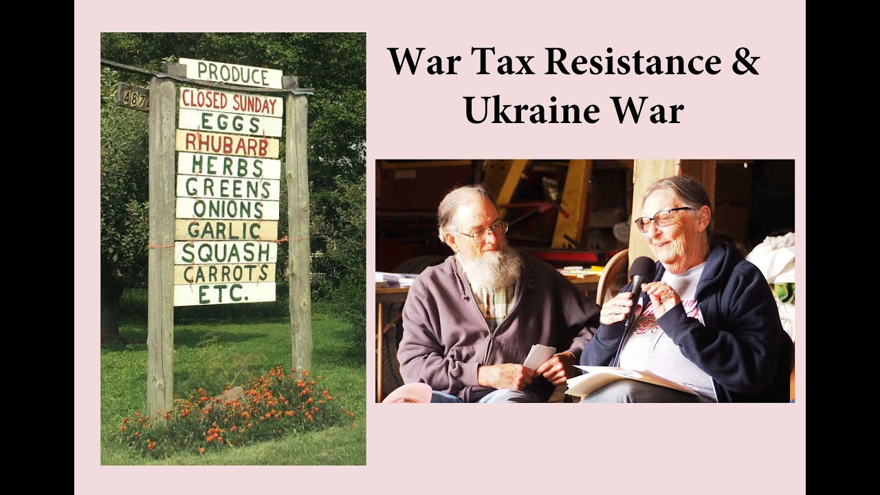 Promoting Peace in Ukraine (A Discussion with War Tax Resisters)