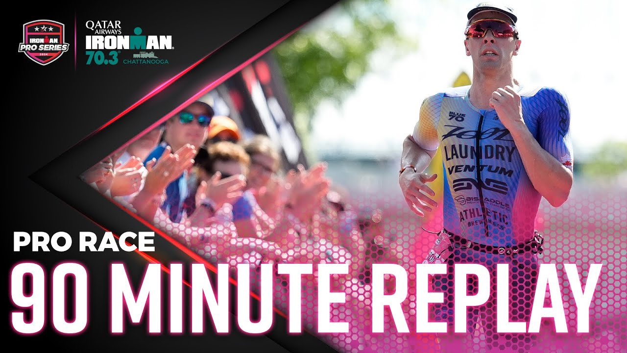 Pro Race 90 Min Replay | Qatar Airways IRONMAN 70.3 Chattanooga