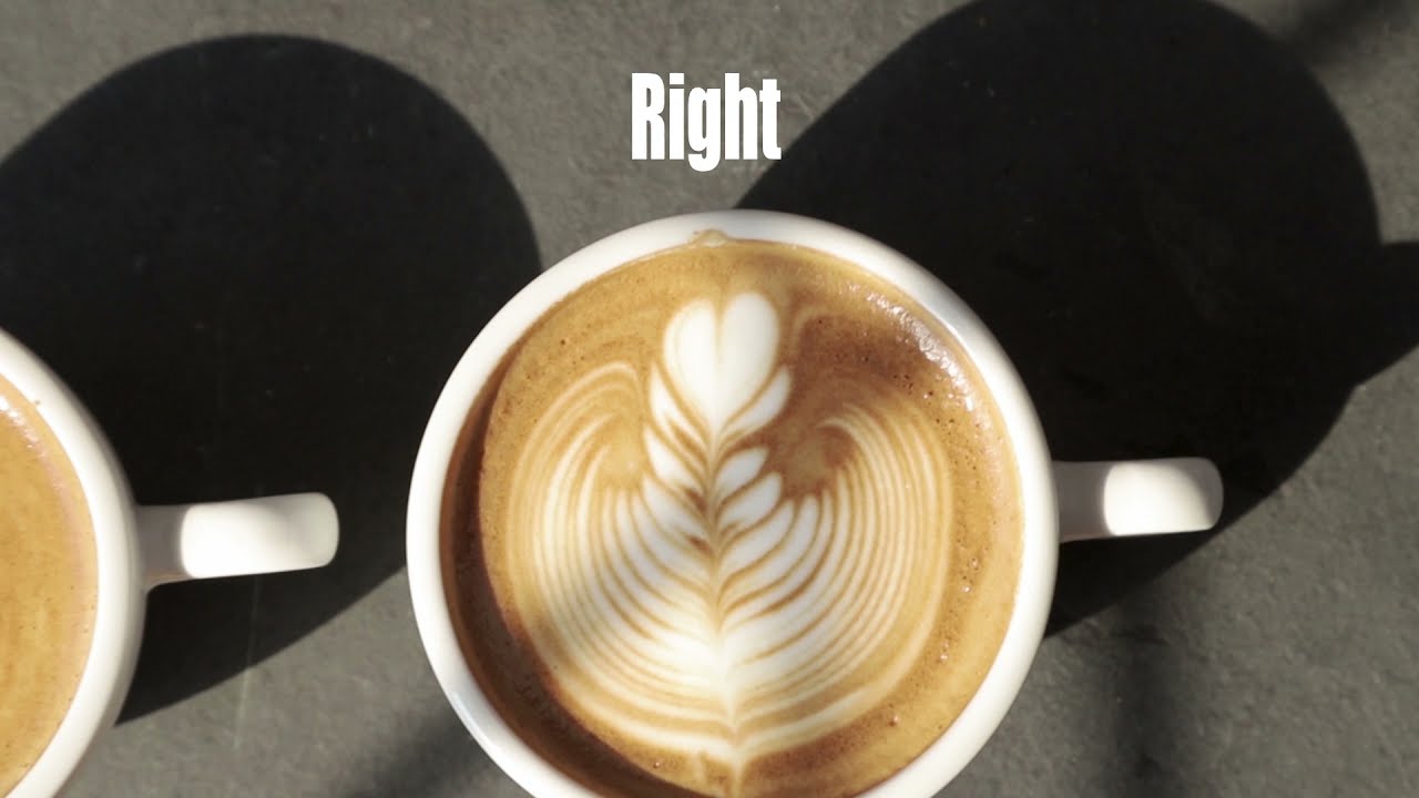 How to Know the Best Time to start you Latte Art pattern - Too early vs Too late