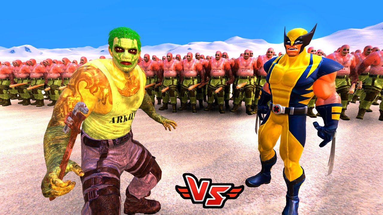 JOKER VE ADAMLARI VS WOLVERINE 😱 - Süper Kahramanlar