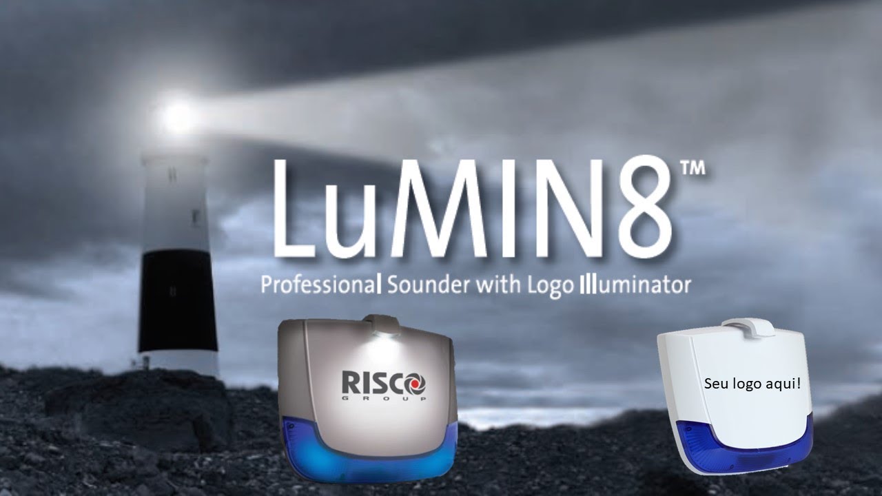 Sirene Auto Alimentada Lumin8 da RISCO Group. Video 1-3 - Apresentação Técnica/Comercial