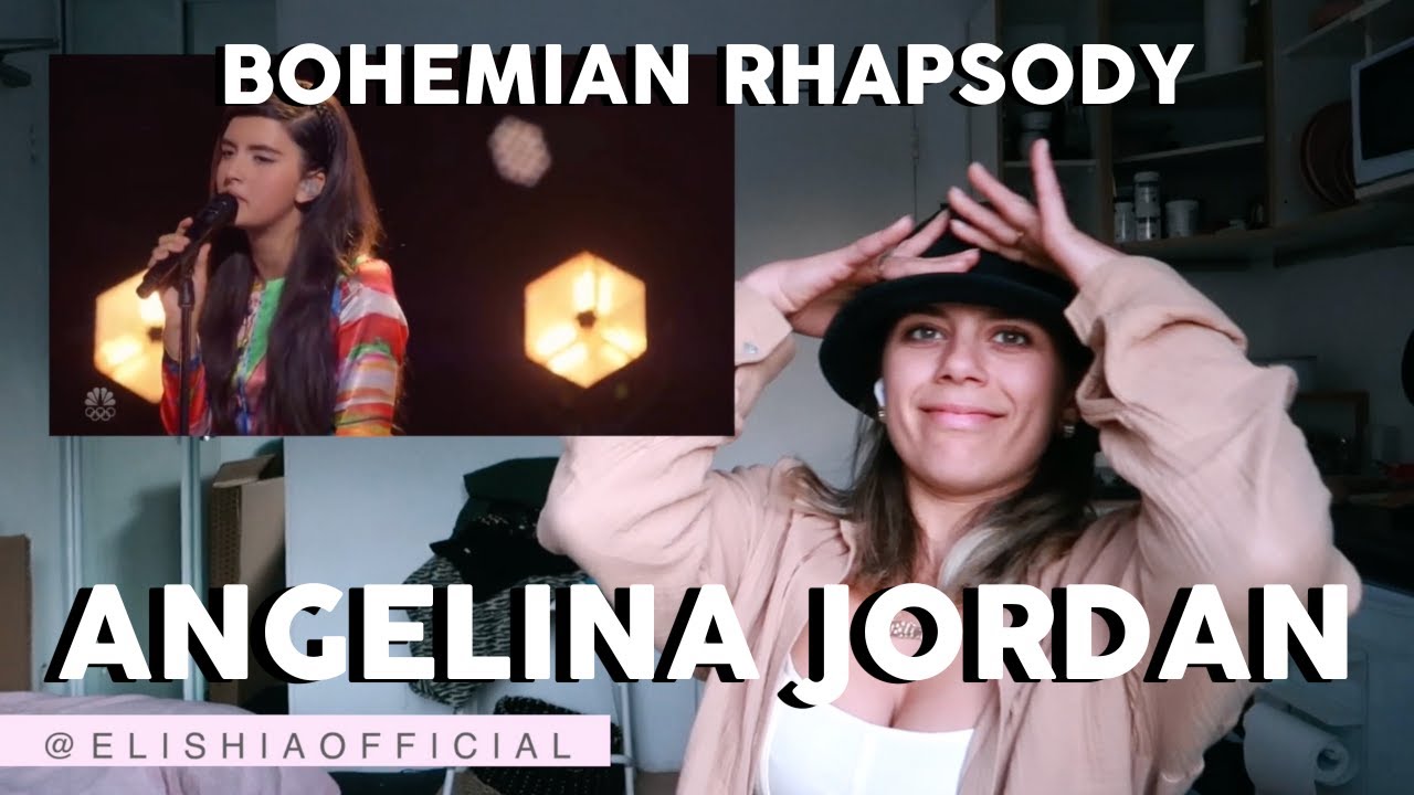 SINGER REACTS TO ANGELINA JORDAN (OMG!!)