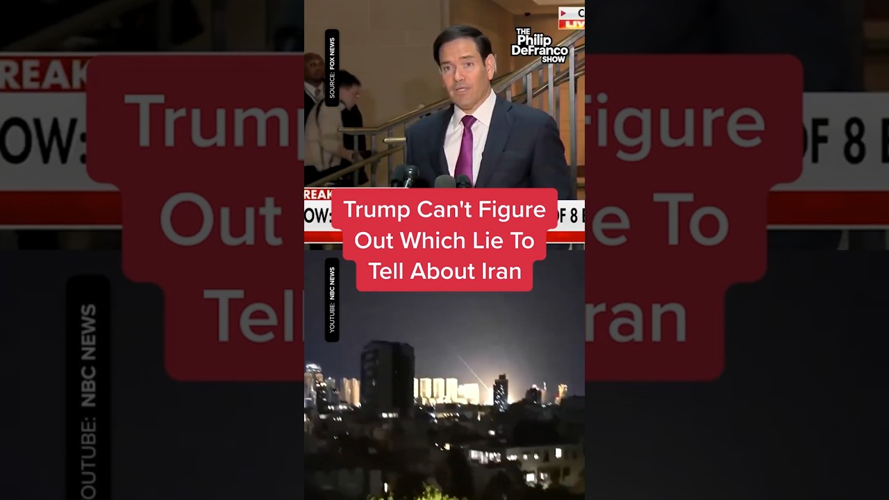 Trump Can&rsquo;t Figure Out Which Lie to Tell about Iran