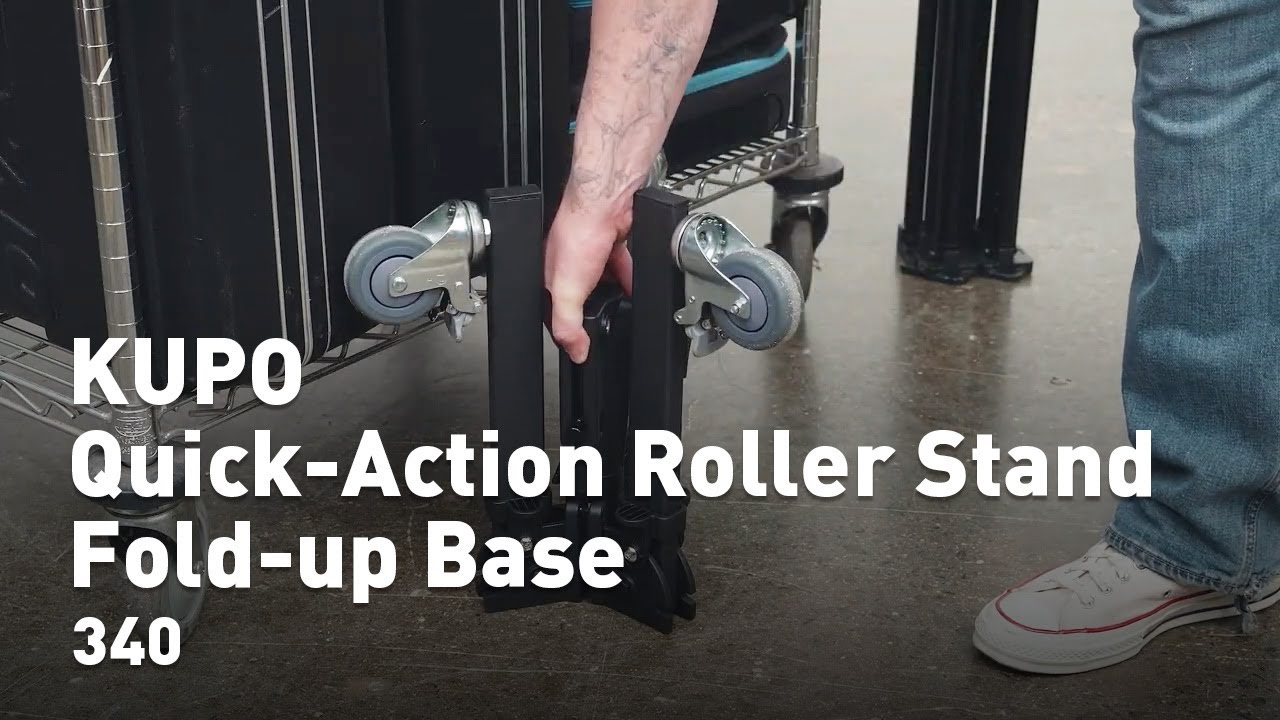 KUPO Quick-Action Roller Stand Fold-up Base(340)