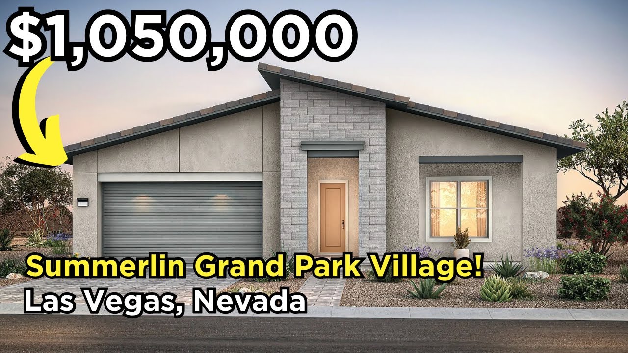 Summerlin Single Story Move-In Ready New Construction Home For Sale in Gated Community