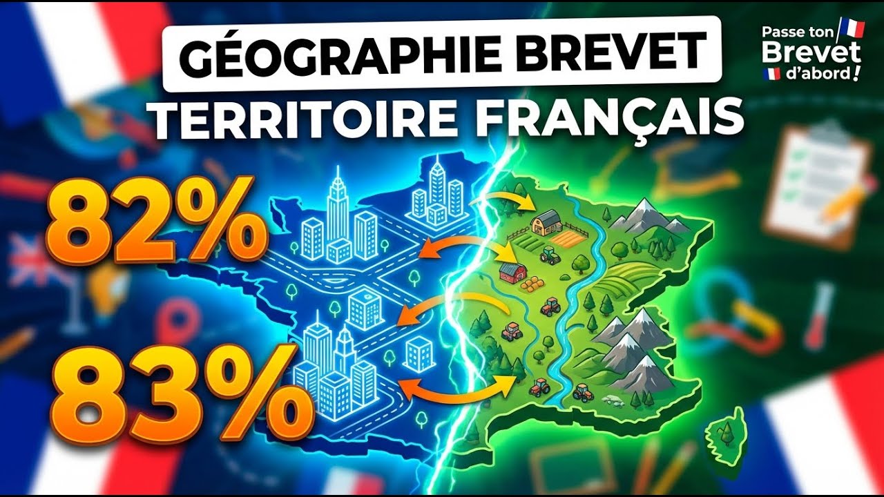 Territoire Français  TOUT comprendre en 7 minutes !  Géographie Brevet