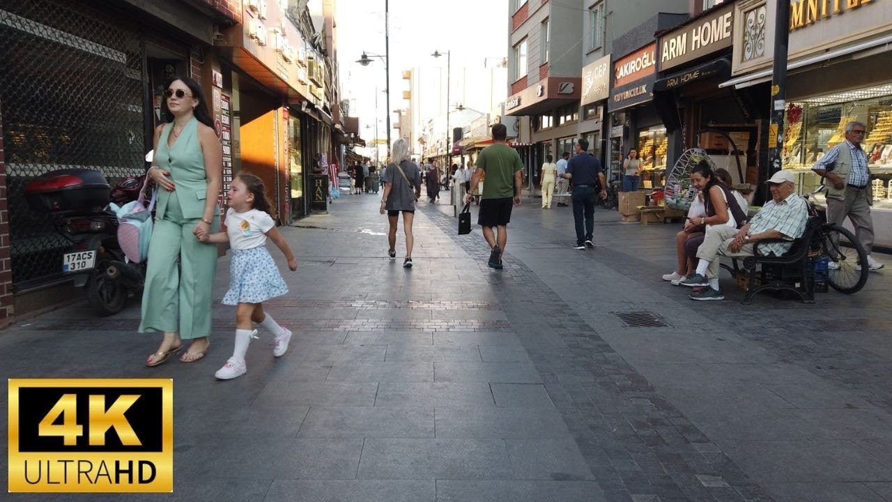 Çanakkale Şehir Merkezinde Çarşı Turu  |  4K  |  60fps  |  Walking Tour  |  2025