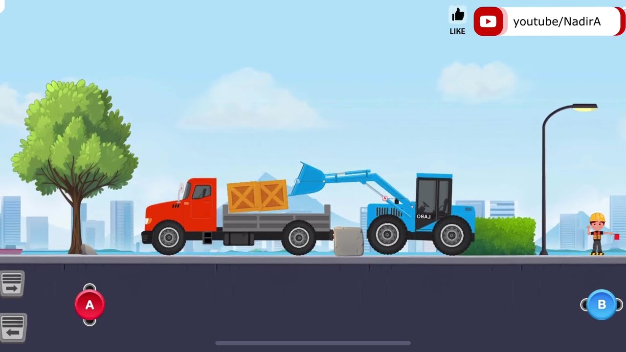Labo Brick Construction Build Game #005 | Shovel | Truck | mobile crane | Construction