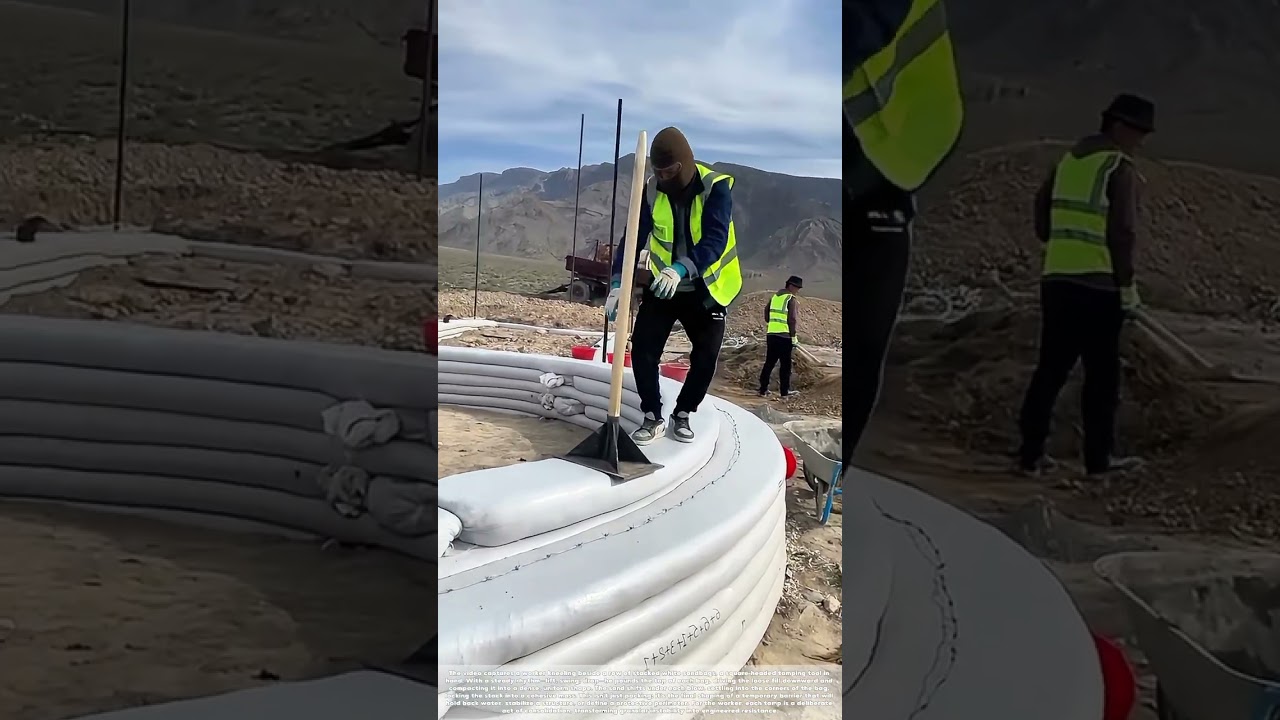 Packing the Bag: How a Tamping Tool Turns Loose Sand into a Solid Wall