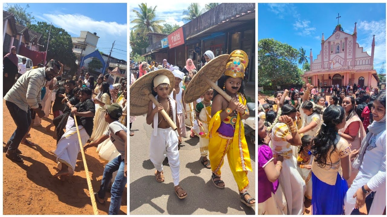 കമ്പവെലി,പുലിക്കളി, ഒരു സ്കൂൾ മുഴുവൻ പൊടി പൊടിച്ച ഓണാഘോഷം ❤️‍🔥| St Antony's UPSchool Thayyil #kannur