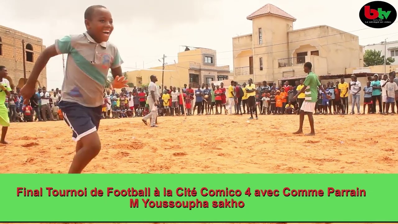 Final Tournoi de Football à la Cité Comico 4 avec Comme Parrain M Youssoupha sakho