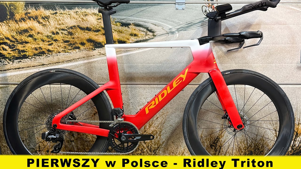 Ridley Triton triathlonowy - PIERWSZY w Polsce! Narodowcy lubią to ;) Najnowocześniejszy rower tri