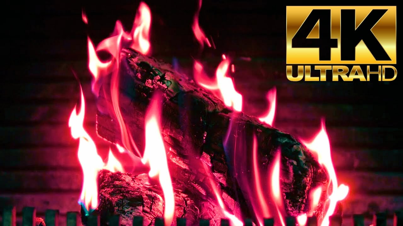 PASSIONATE RED FLAMES! (4K UHD) 12 HOURS