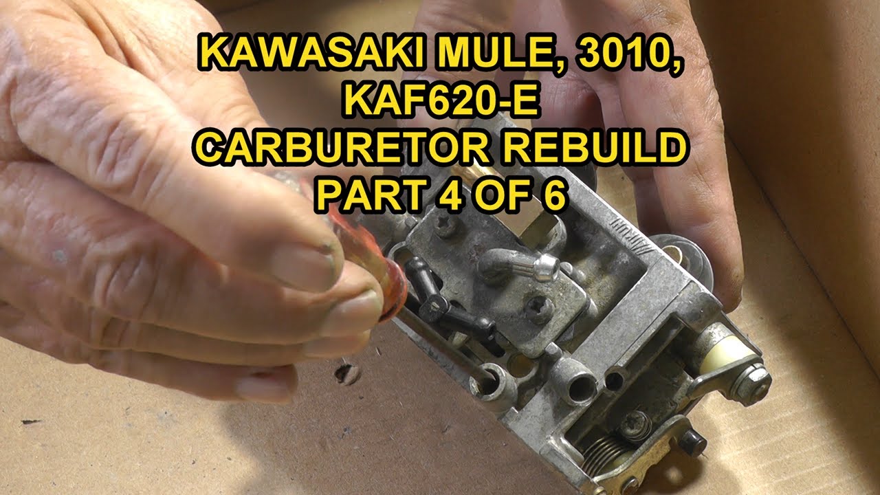 Kawasaki Mule 3010, переборка карбюратора: часть 4 из 6