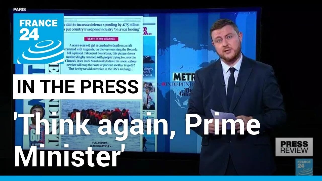 'Think again, Prime Minister': Five die crossing Channel, hours after Rwanda bill is passed