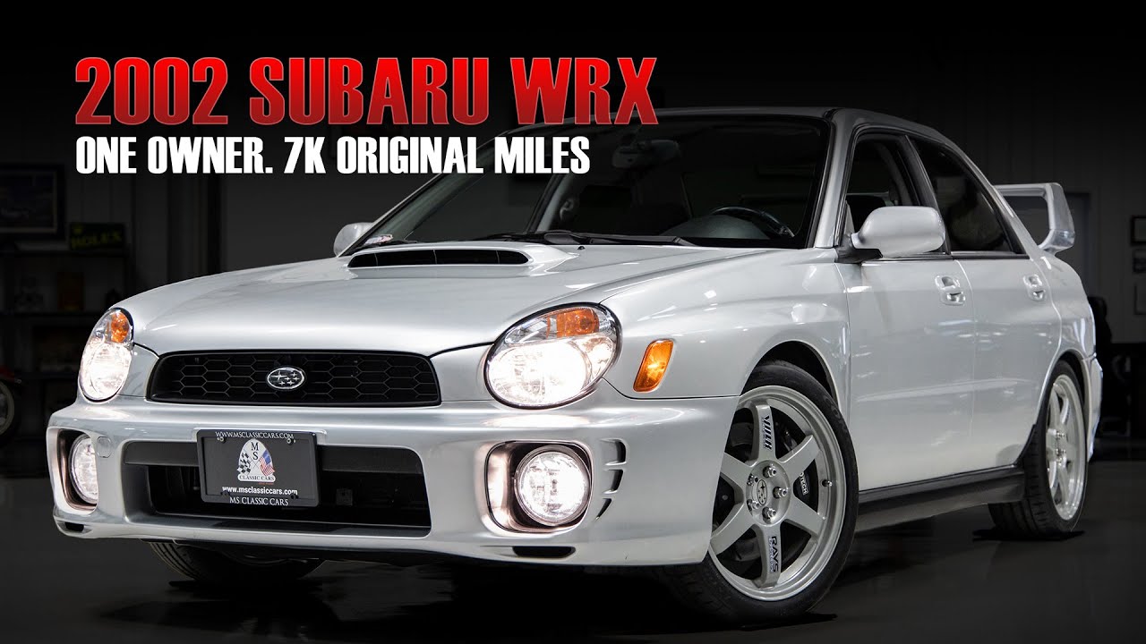 7 тыс. оригинальных миль - один владелец - Subaru Impreza WRX 2002 года - со вкусом доработан!