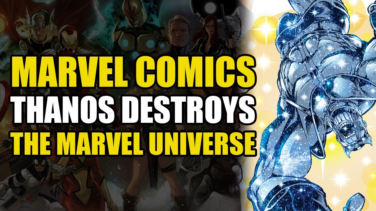 Танос буквально уничтожает вселенную Marvel (Marvel: The End)