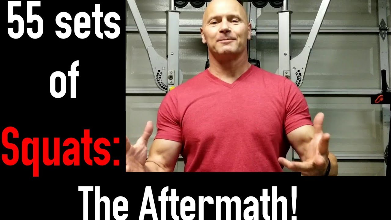 55 sets of Squats: The Aftermath! (Arnold Schwarzenegger Got Me To Do it!)