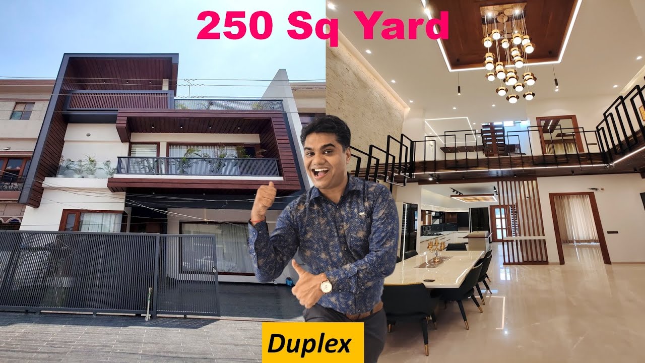 250 Gaj House Design with Garden | 250 Gaj House with Swimming Pool and Garden | 10 Marla House