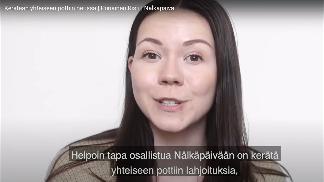 Ker&auml;t&auml;&auml;n yhteiseen pottiin netiss&auml; | Punainen Risti