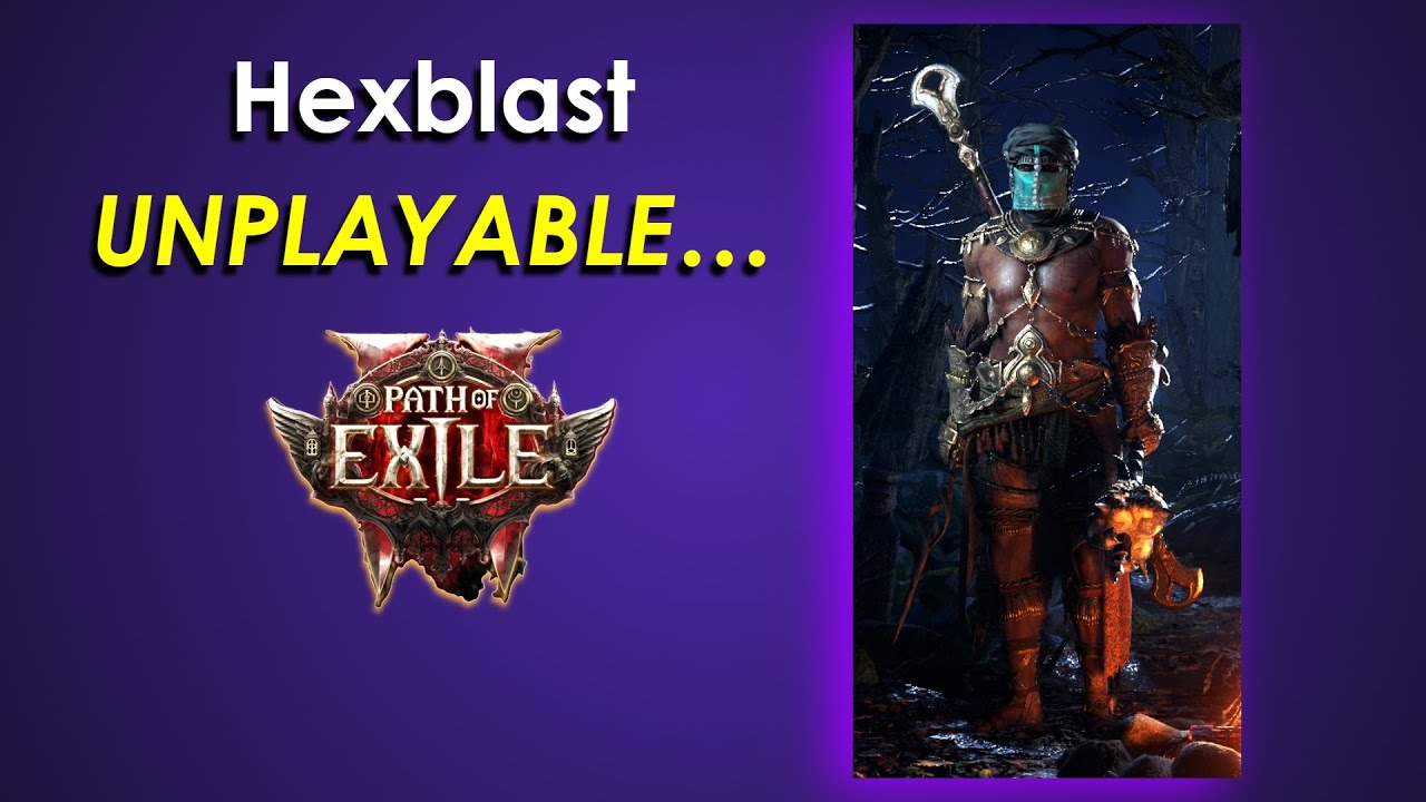 Hexblast &mdash; прекрасный пример того, как подавляются билды &mdash; Path of Exile 2