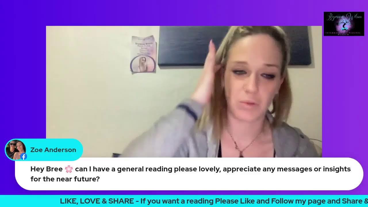 Free readings & Weekly Catchups with Psychic Medium Bree Wilson