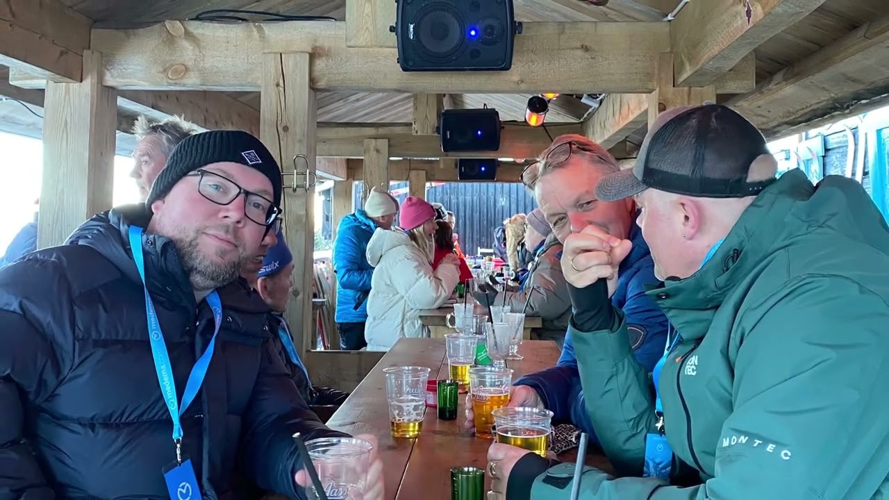 Skidåkning i Kvitfjell i Norge/Norway