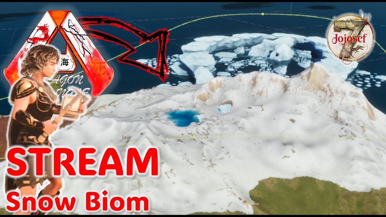 Jak bude vypadat Snow Biom (Dragon Triangle) – ARK Survival Ascended DEVKIT CZ/SK