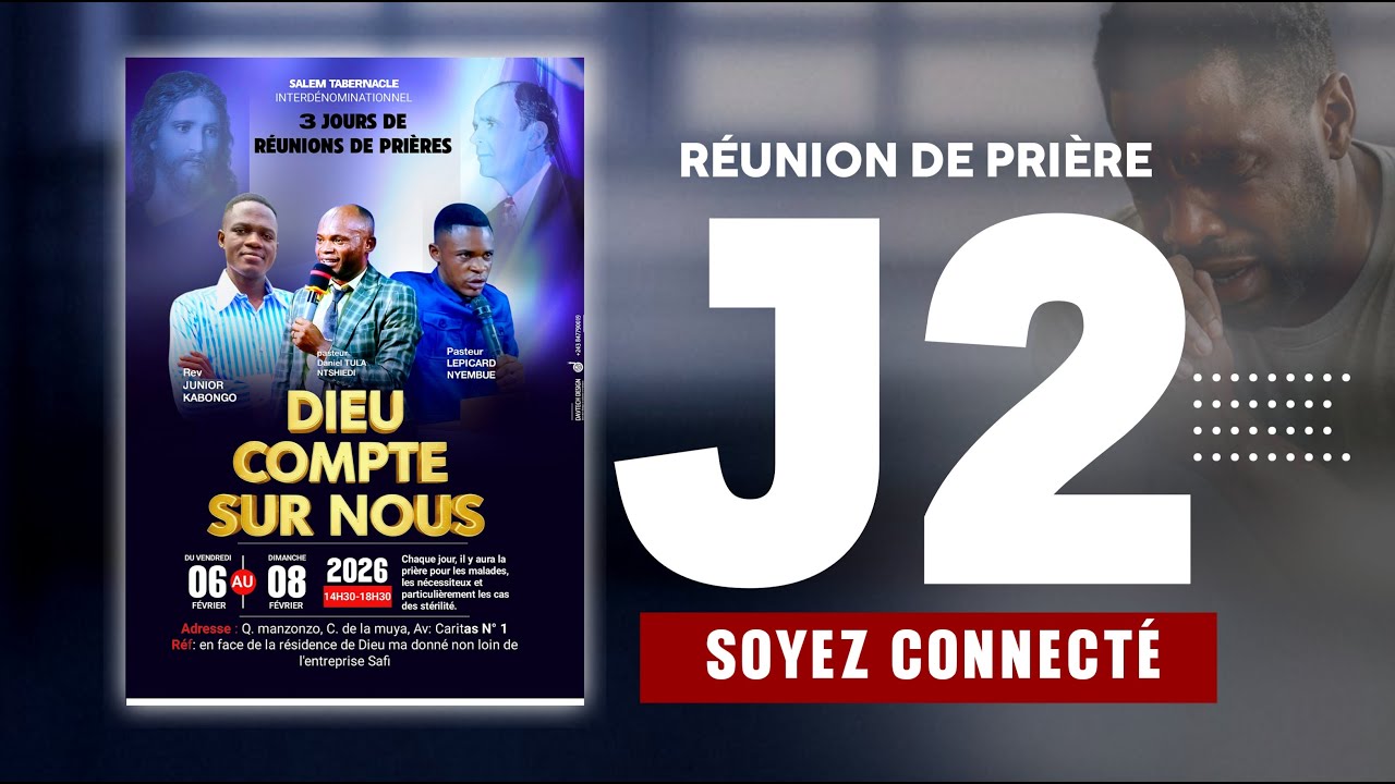 JOUR 2  DE REUNION DE PRIERE