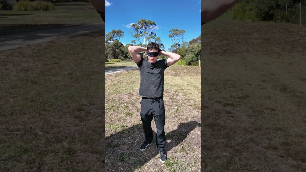 Doing Dangerous Stunts With BLINDFOLD! 😏