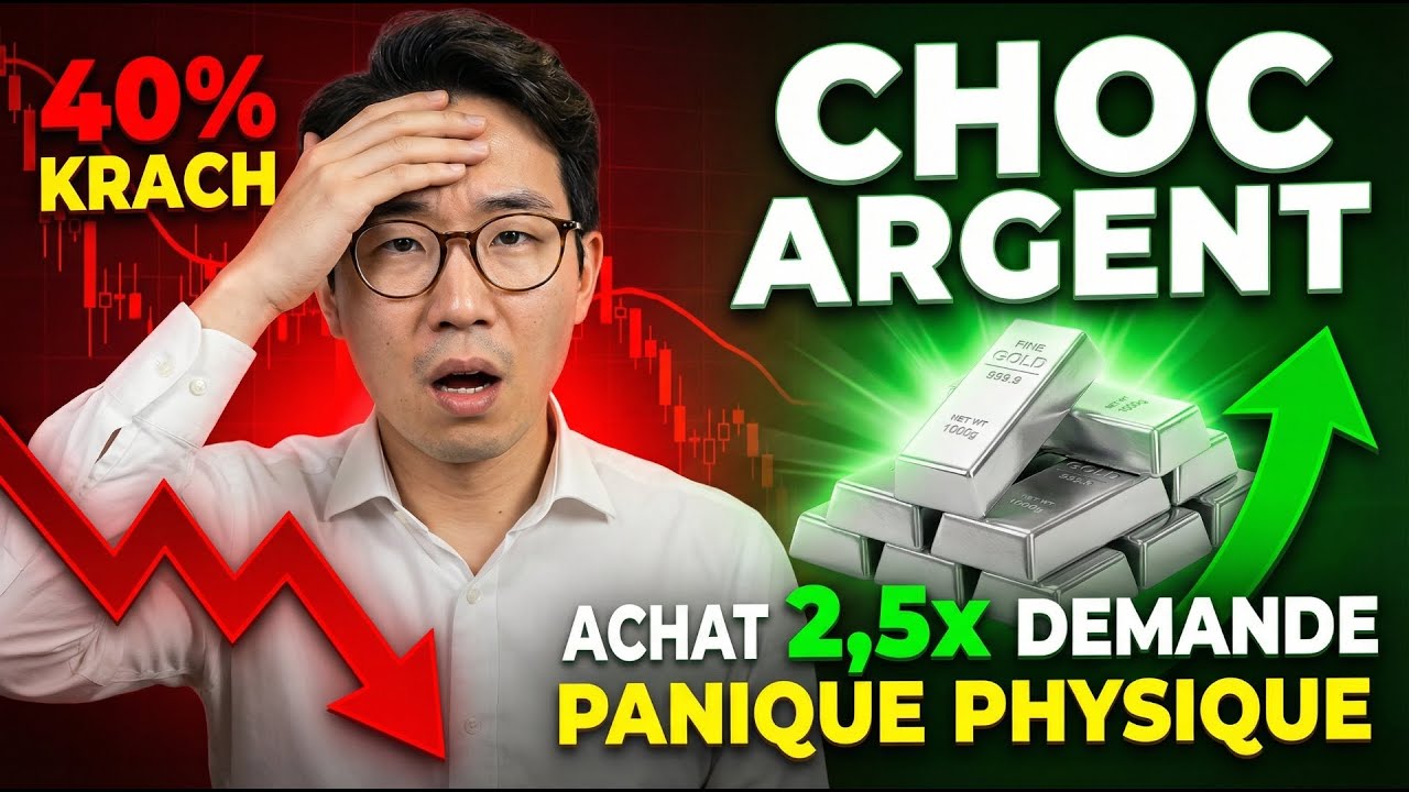 L’argent papier a CRASHÉ de 40 % — la demande physique a explosé de 250 %. Ce qu’ils cachent
