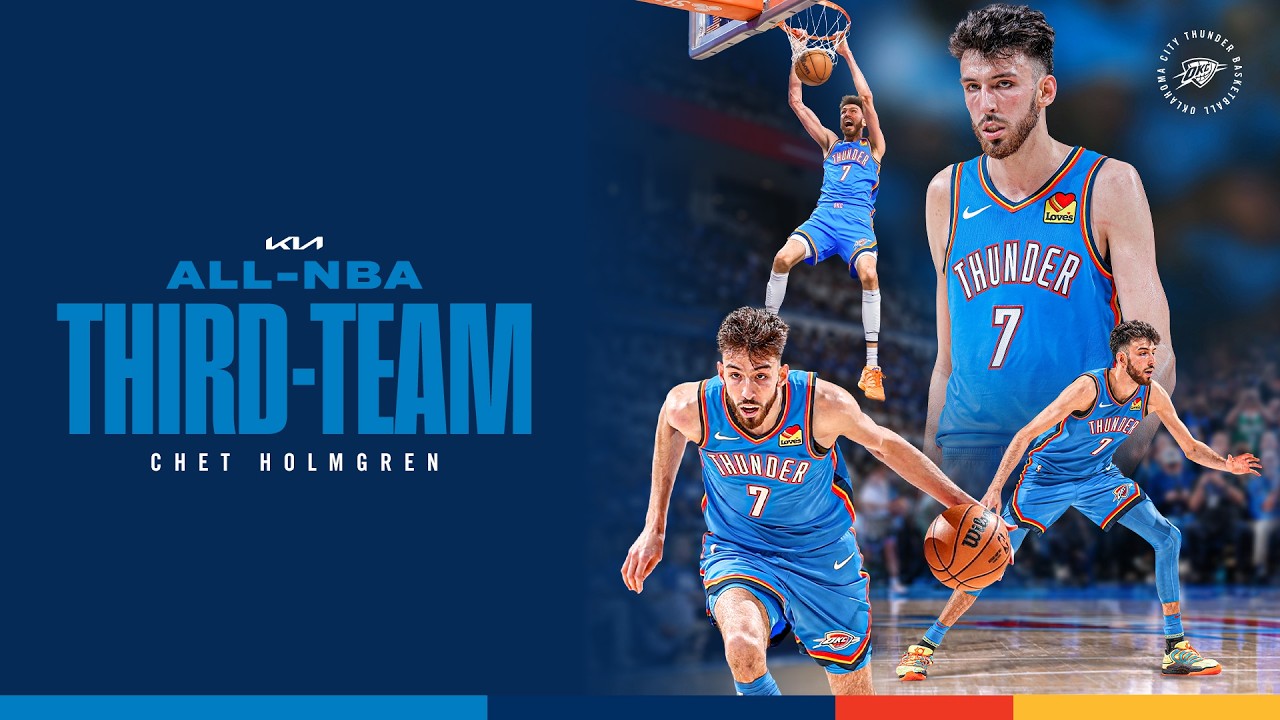 Chet Holmgren named to Kia All-NBA Third Team | Highlights | OKC Thunder