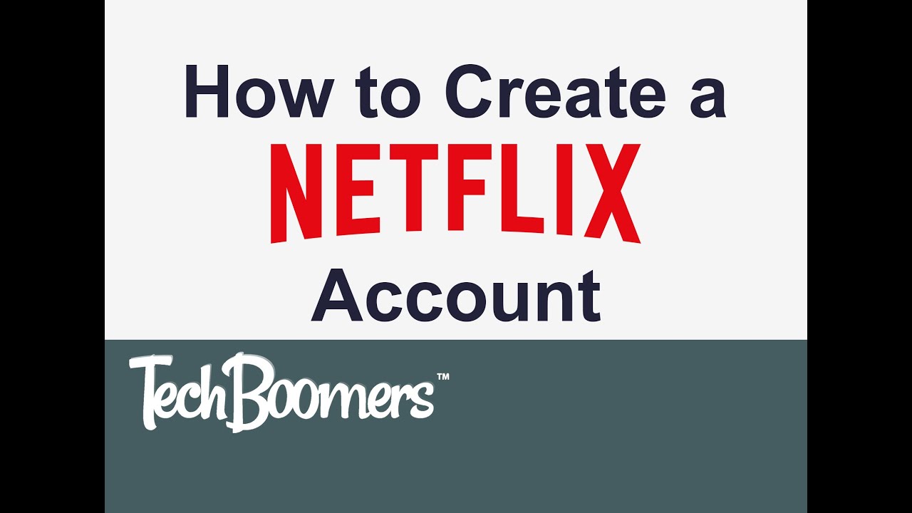 Как зарегистрировать учетную запись Netflix