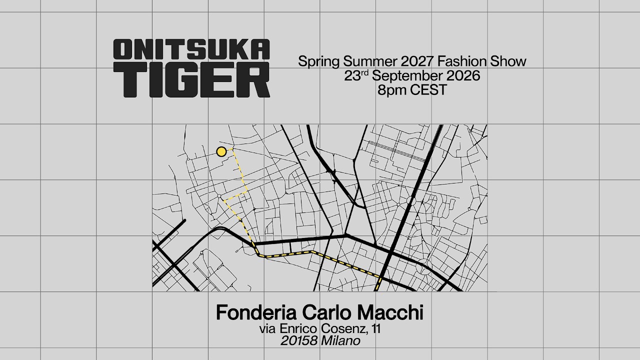Spring Summer 2027 Collection in Milan Fashion Week | Onitsuka Tiger
