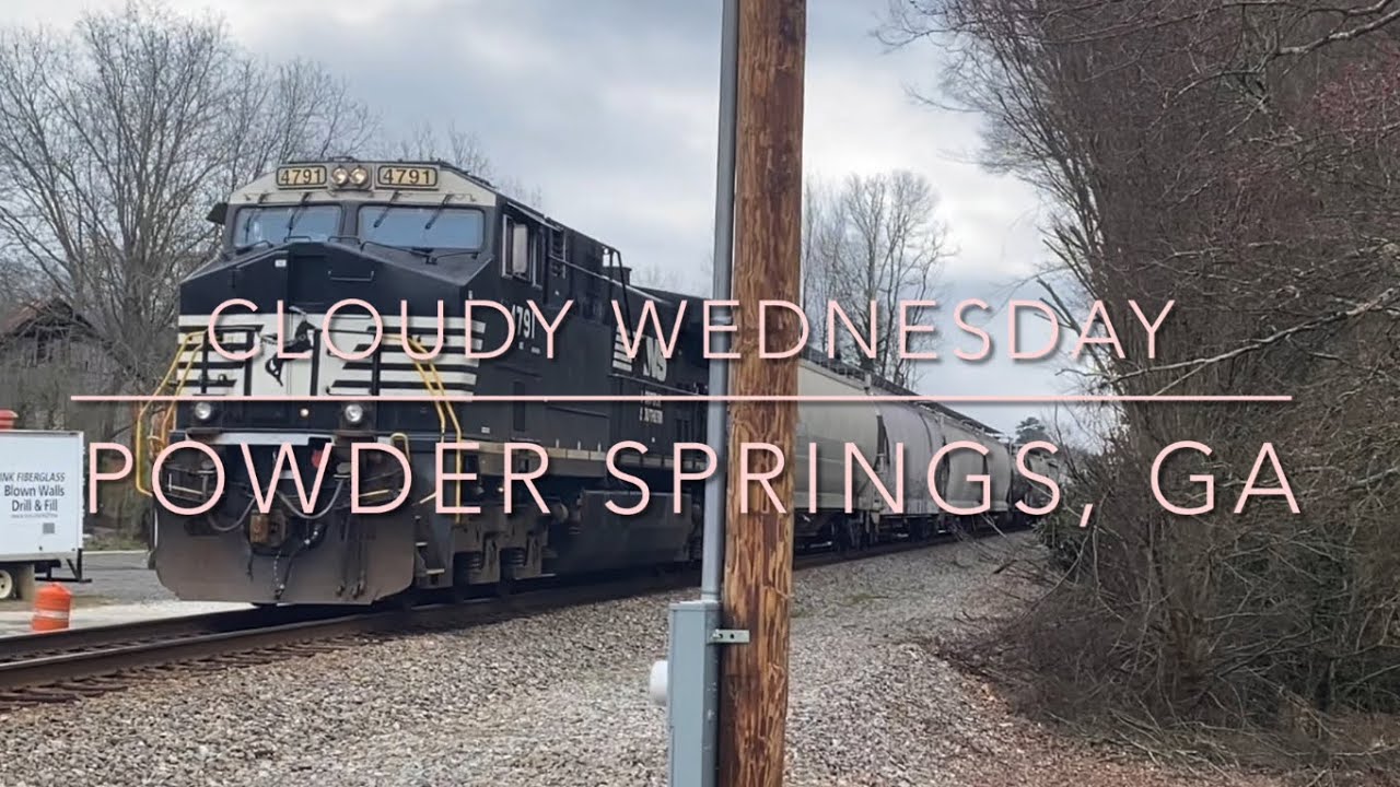 Railfanning on a Cloudy Wednesday in Powder Springs, GA! Heritage Units, Foreign Power, and More!