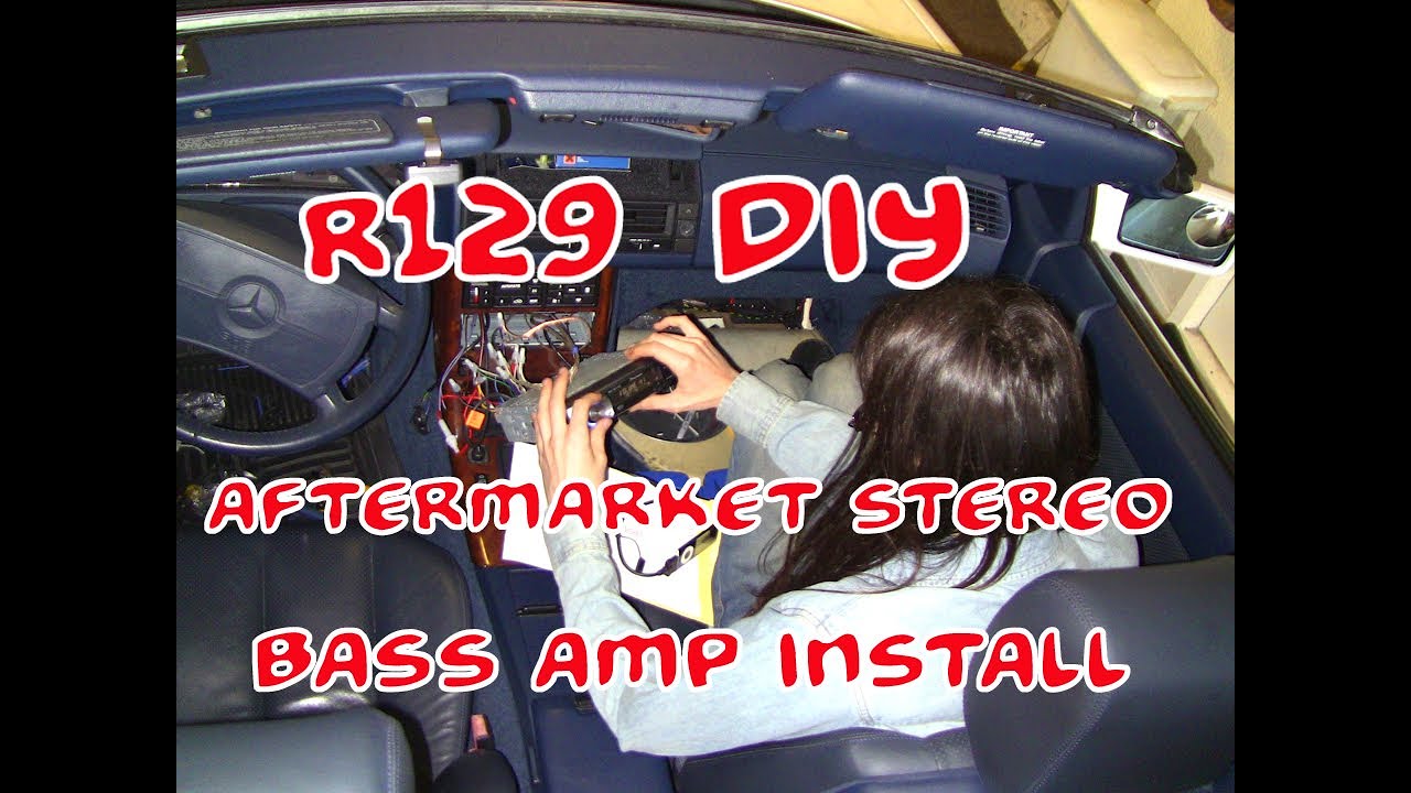 1991 R129 Stereo, моя установка.